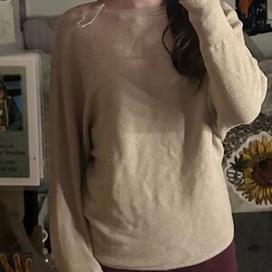 Primark Women's Cream Crew Neck Sweater